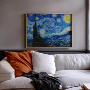 Vincent Van Gogh The Starry Night Fine Art Print, Classic Framed Wall Art for Home Decor, Timeless Artwork Gift for Weddings and Offices - photo #9