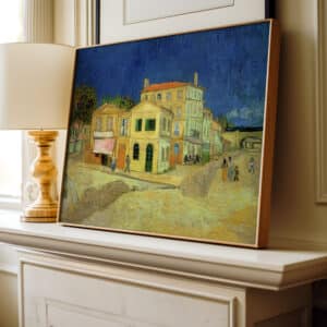 Vincent Van Gogh The Yellow House Fine Art Print, Classic Impressionist Reproduction Artwork for Living Room Decor & Art Gift for Collectors - photo #2