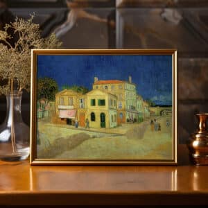 Vincent Van Gogh The Yellow House Fine Art Print, Classic Impressionist Reproduction Artwork for Living Room Decor & Art Gift for Collectors - photo #4