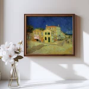 Vincent Van Gogh The Yellow House Fine Art Print, Classic Impressionist Reproduction Artwork for Living Room Decor & Art Gift for Collectors - photo #8