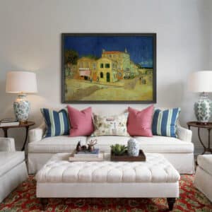 Vincent Van Gogh The Yellow House Fine Art Print, Classic Impressionist Reproduction Artwork for Living Room Decor & Art Gift for Collectors - photo #7