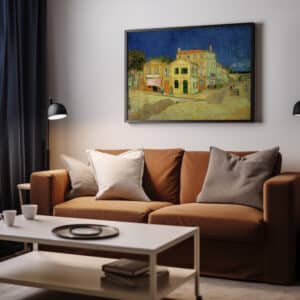 Vincent Van Gogh The Yellow House Fine Art Print, Classic Impressionist Reproduction Artwork for Living Room Decor & Art Gift for Collectors - photo #9