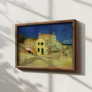 Vincent Van Gogh The Yellow House Fine Art Print, Classic Impressionist Reproduction Artwork for Living Room Decor & Art Gift for Collectors
