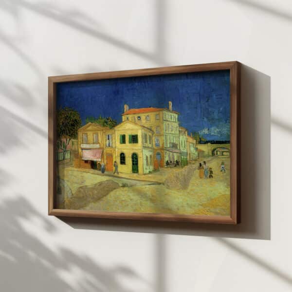 Vincent Van Gogh The Yellow House Fine Art Print, Classic Impressionist Reproduction Artwork for Living Room Decor & Art Gift for Collectors
