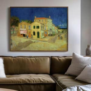 Vincent Van Gogh The Yellow House Fine Art Print, Classic Impressionist Reproduction Artwork for Living Room Decor & Art Gift for Collectors - photo #1