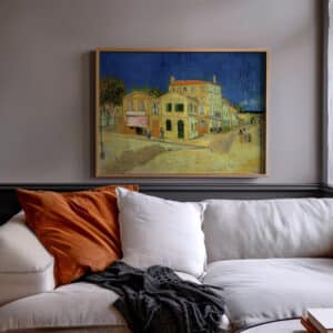 Vincent Van Gogh The Yellow House Fine Art Print, Classic Impressionist Reproduction Artwork for Living Room Decor & Art Gift for Collectors - photo #5