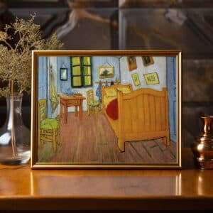 Vincent Van Gogh Vincent's Bedroom in Arles Wall Art, Beautiful Impressionist Print Artwork for Gallery Wall Decor, Housewarming Gift or Office Art - photo #5