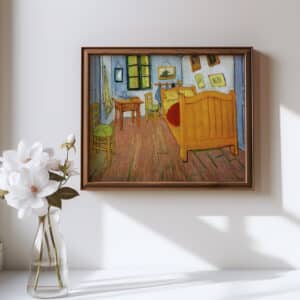 Vincent Van Gogh Vincent's Bedroom in Arles Wall Art, Beautiful Impressionist Print Artwork for Gallery Wall Decor, Housewarming Gift or Office Art - photo #6