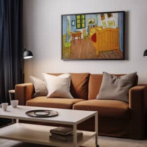 Vincent Van Gogh Vincent's Bedroom in Arles Wall Art, Beautiful Impressionist Print Artwork for Gallery Wall Decor, Housewarming Gift or Office Art - photo #7