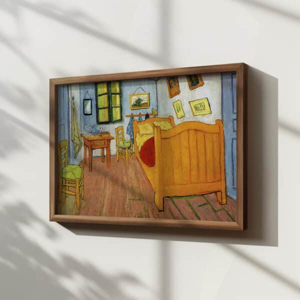 Vincent Van Gogh Vincent's Bedroom in Arles Wall Art, Beautiful Impressionist Print Artwork for Gallery Wall Decor, Housewarming Gift or Office Art