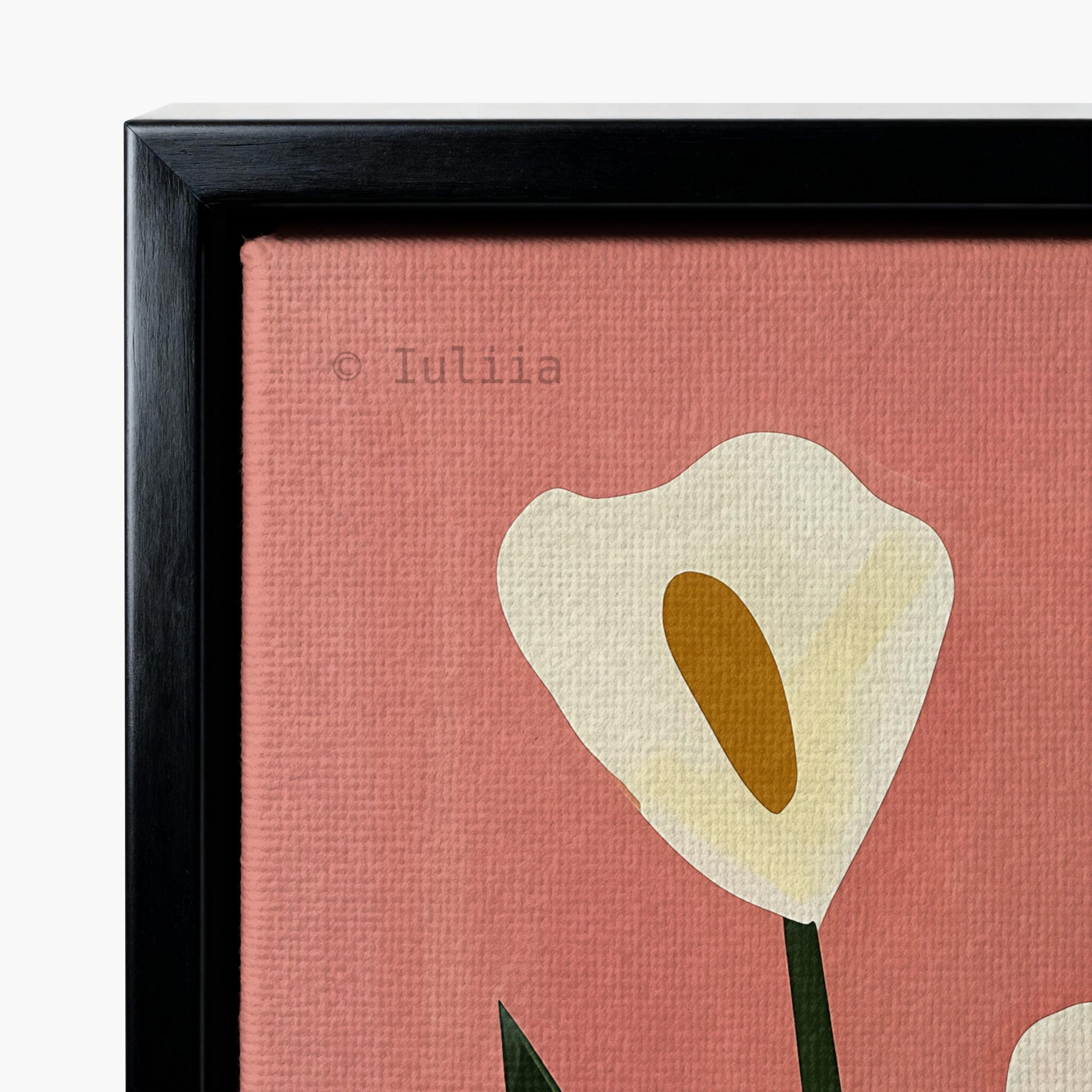 Colorful Wall Art Three Piece Canvas with Calla Lily Flowers and Modern Portrait, Bright Decorative Set for Creative Living Room Styling - photo #7