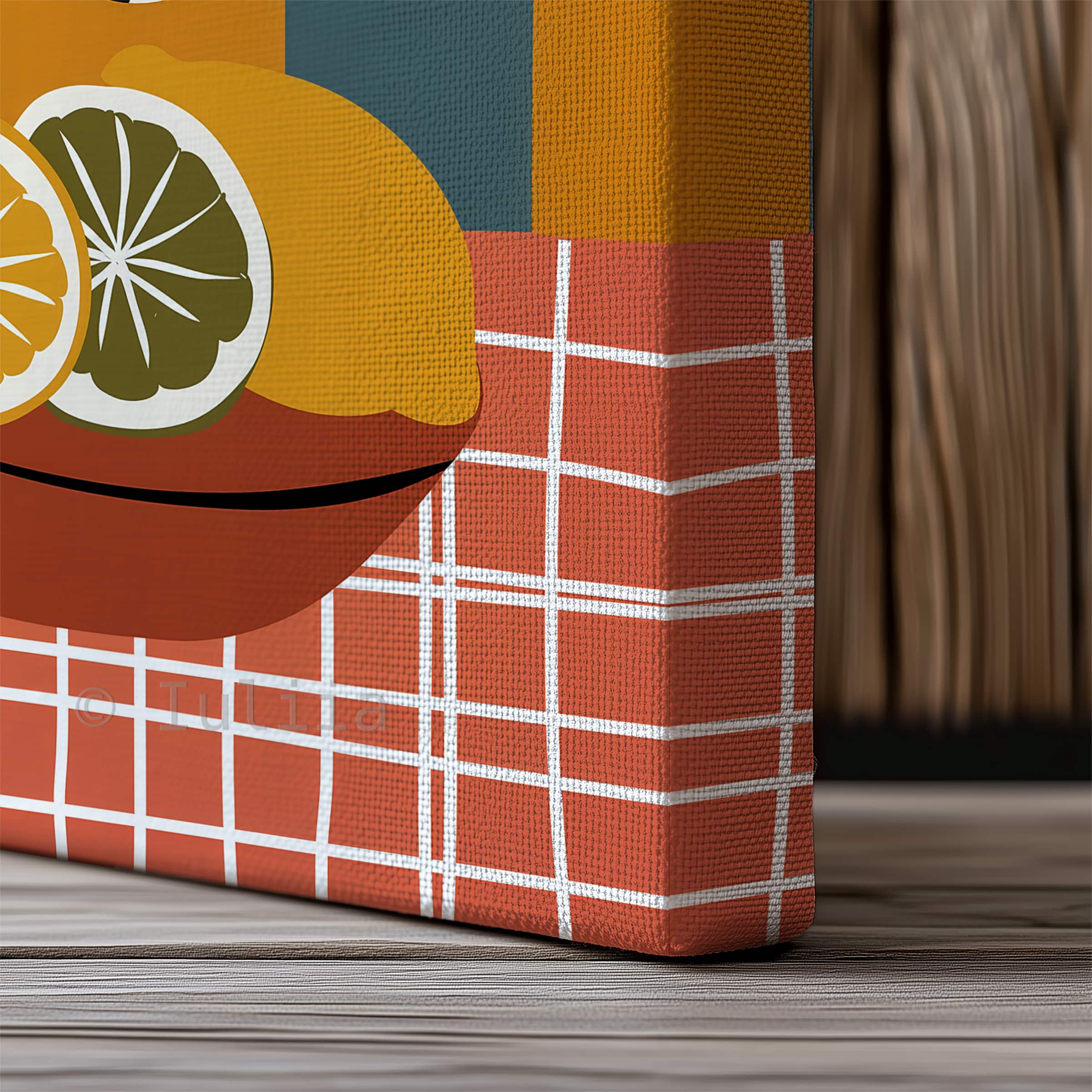 Restaurant Inspired Decor Canvas, Lobster Still Life Print, Citrus Illustration, Modern Kitchen Art, European Bistro Style Artwork - photo #16
