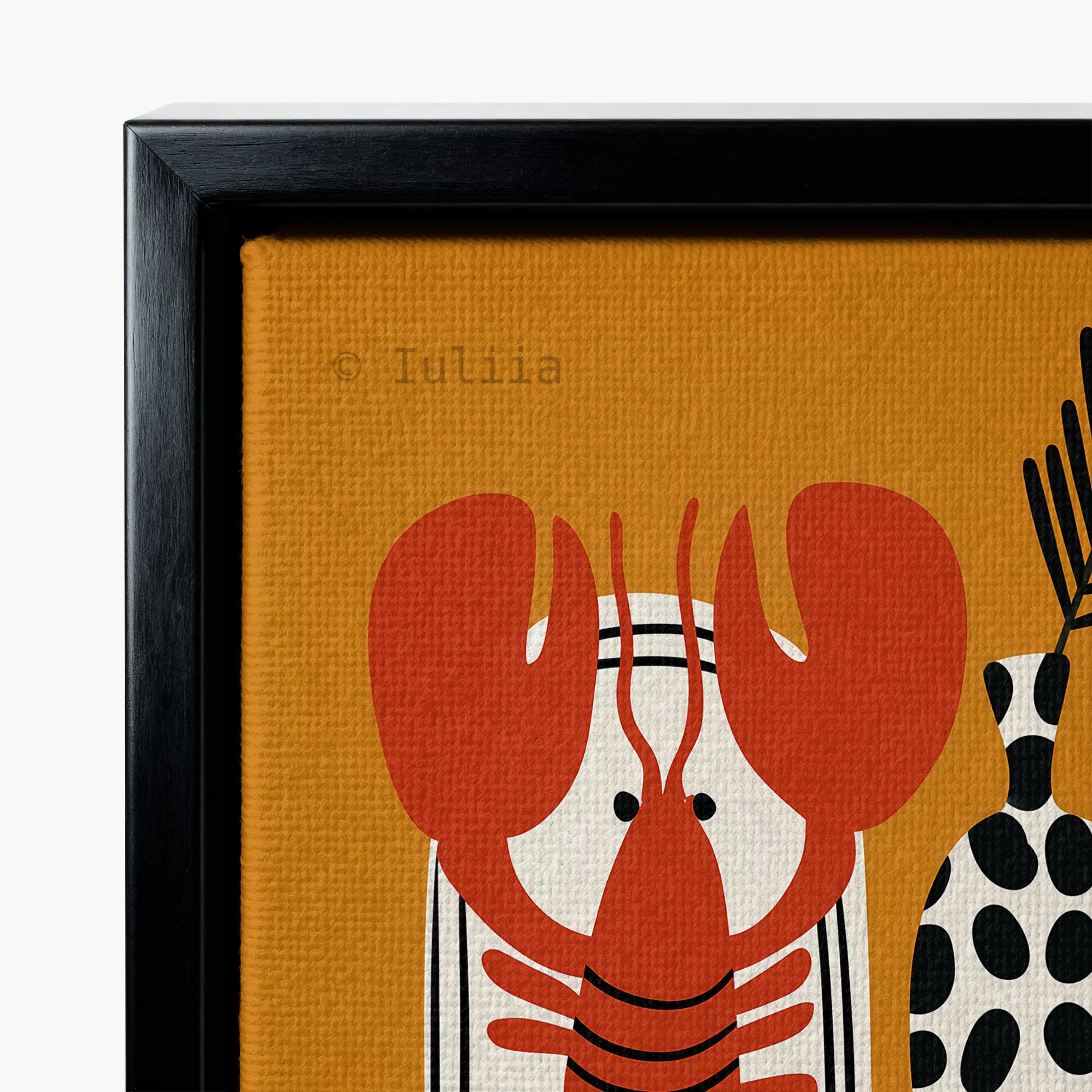 Restaurant Inspired Decor Canvas, Lobster Still Life Print, Citrus Illustration, Modern Kitchen Art, European Bistro Style Artwork - photo #6