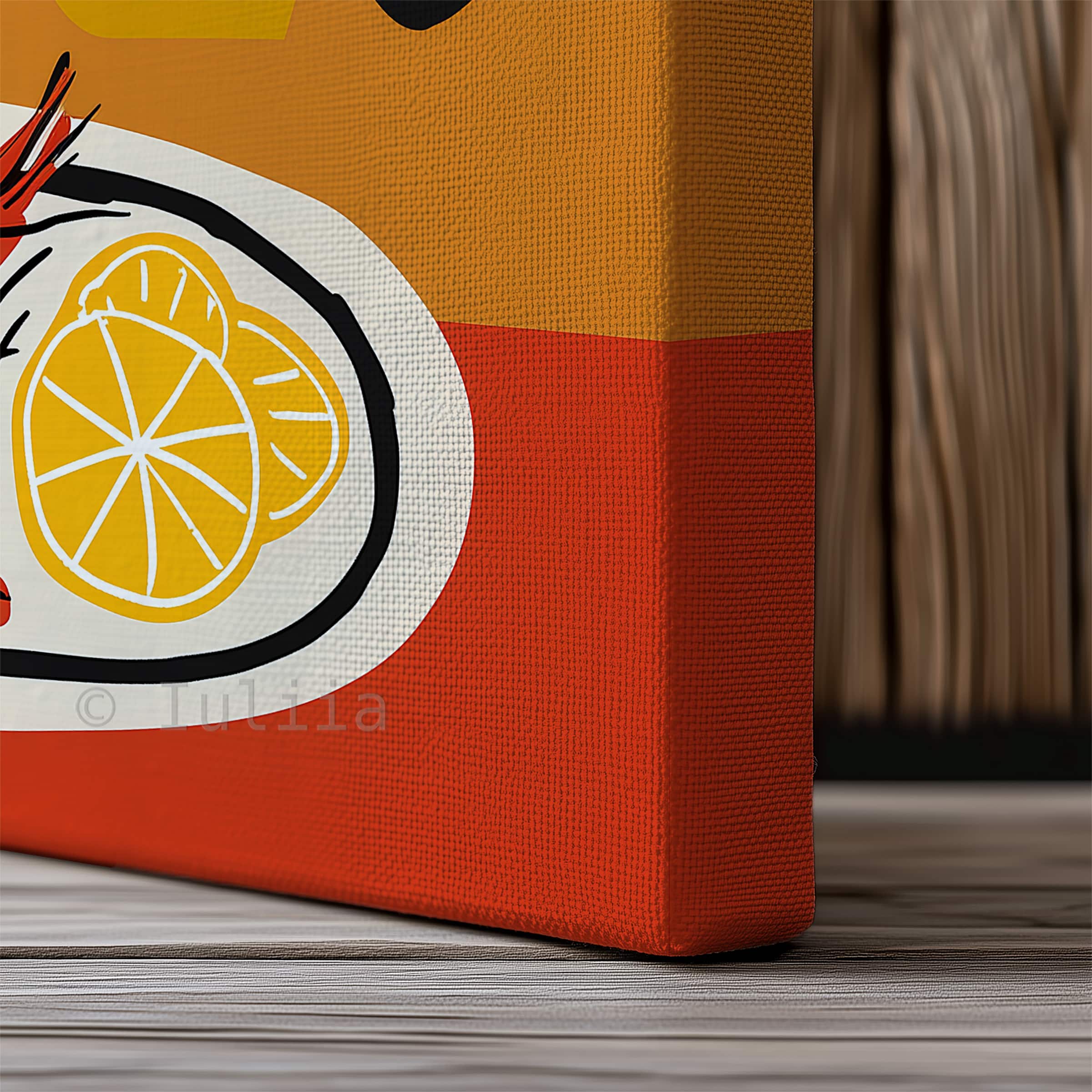 European Food Canvas, Shrimp Still Life Print, Citrus Kitchen Decor, Modern Bistro Illustration, Colorful Wall Art - photo #17