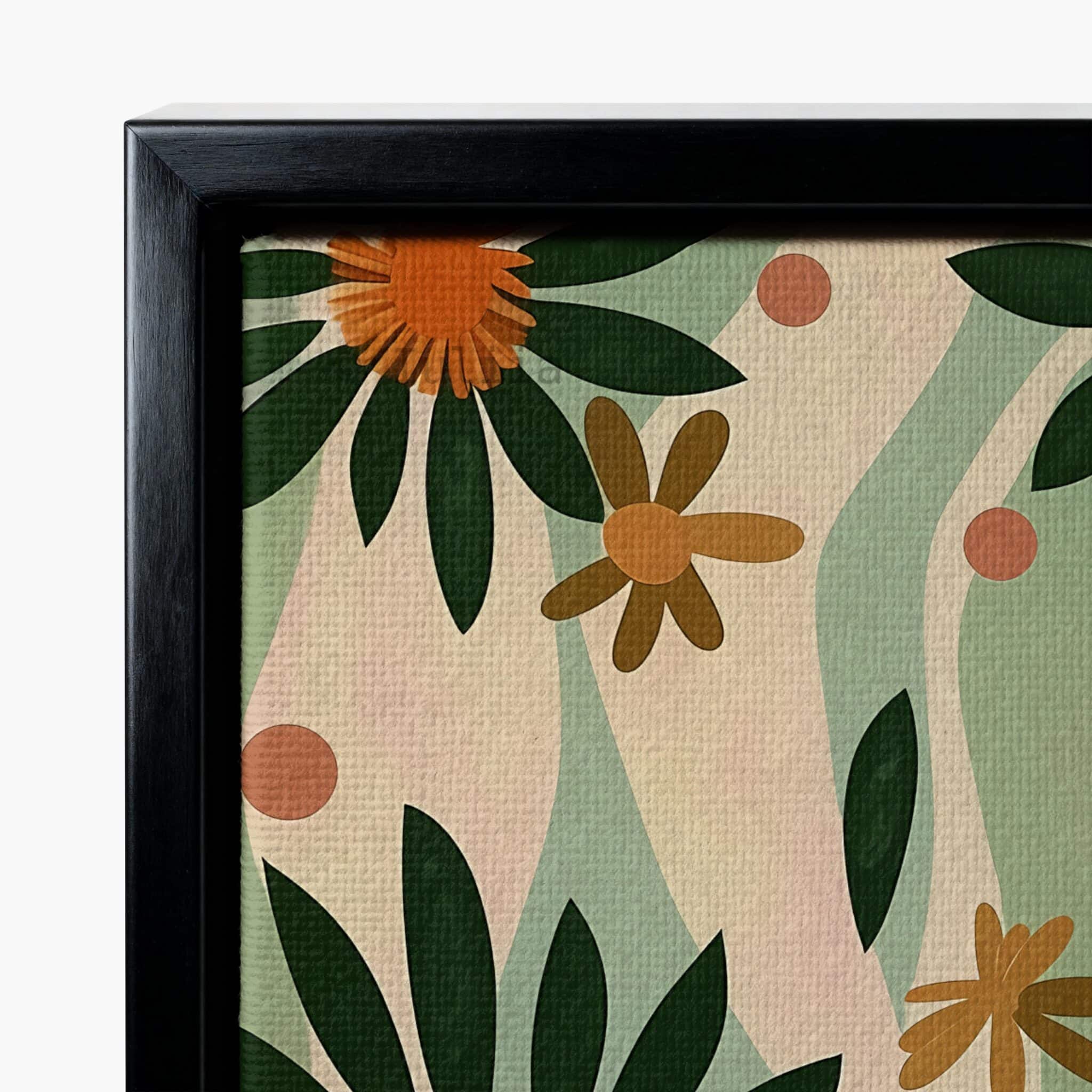 Feminine Wall Art Canvas Set of 3, Floral Woman Triptych, Botanical Modern Portrait Collection, Curated Gallery Bedroom Decor - photo #7