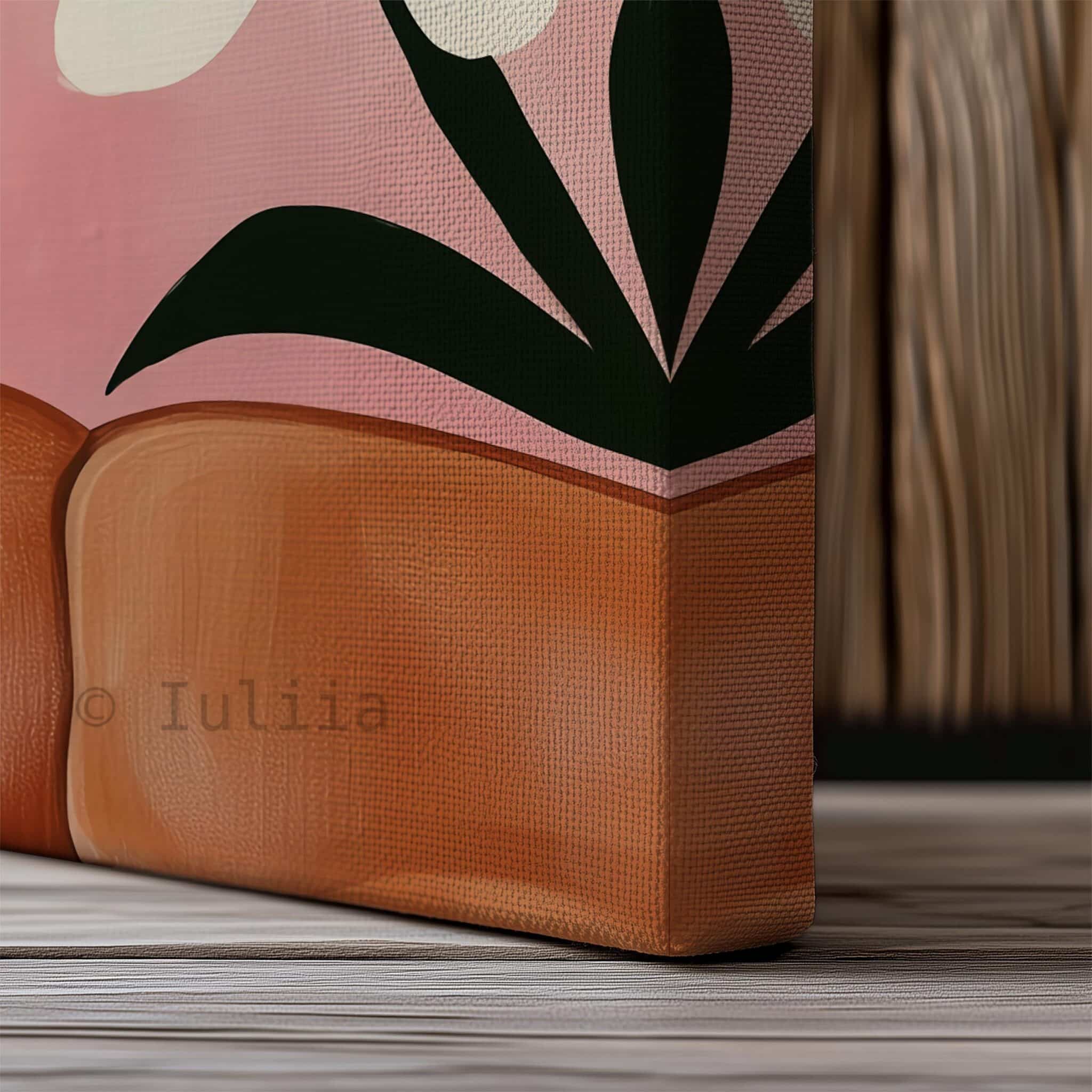 Contemporary Portrait Canvas Set of 3 Art, Blush Daisy Triptych, Feminine Minimalist Artwork, Quiet Luxury Bedroom Decor - photo #14