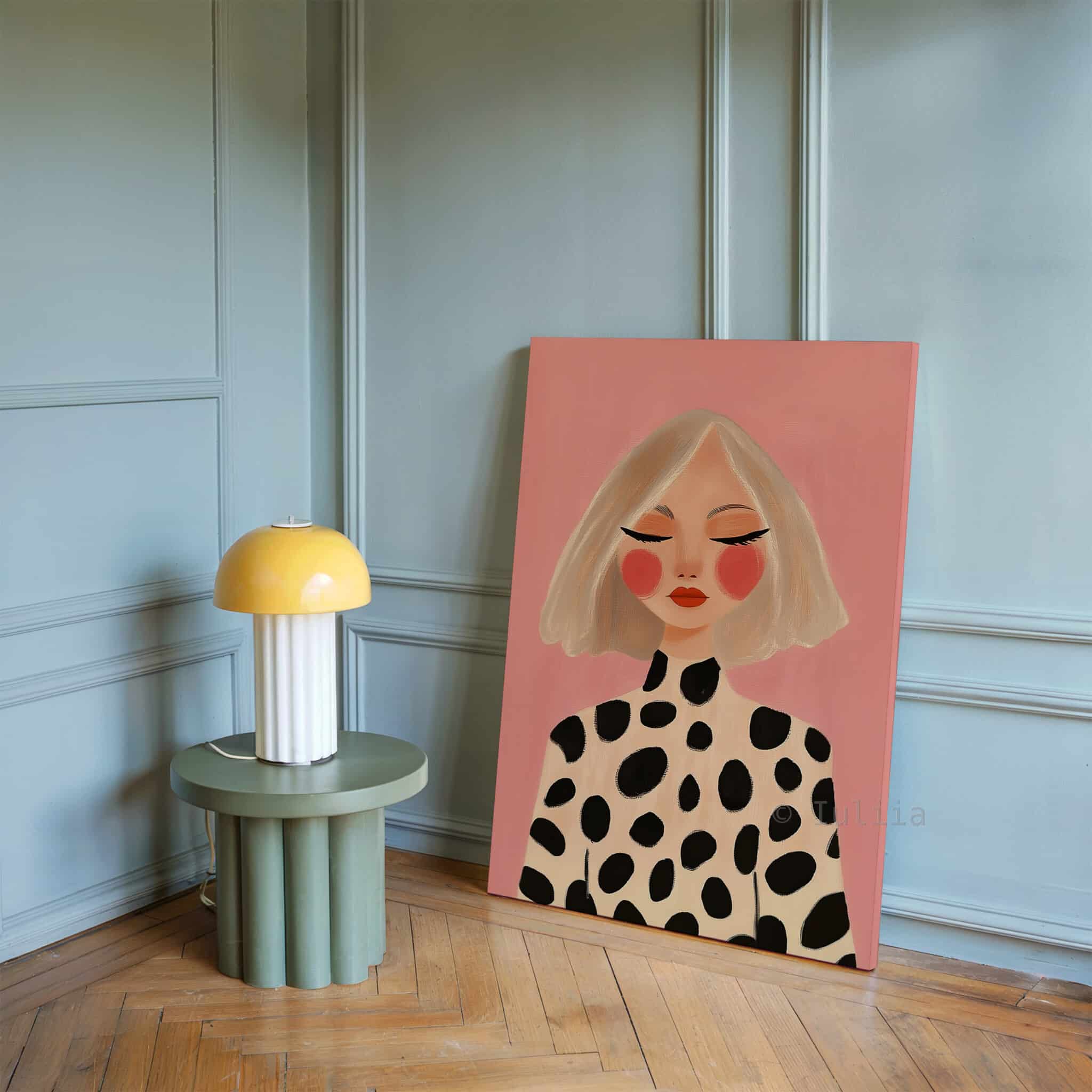 Fashion Portrait Canvas, Modern Blonde Woman Print Artwork, Pink Editorial Wall Art, Chic Feminine Decor for Bedroom Beauty Studio - photo #16