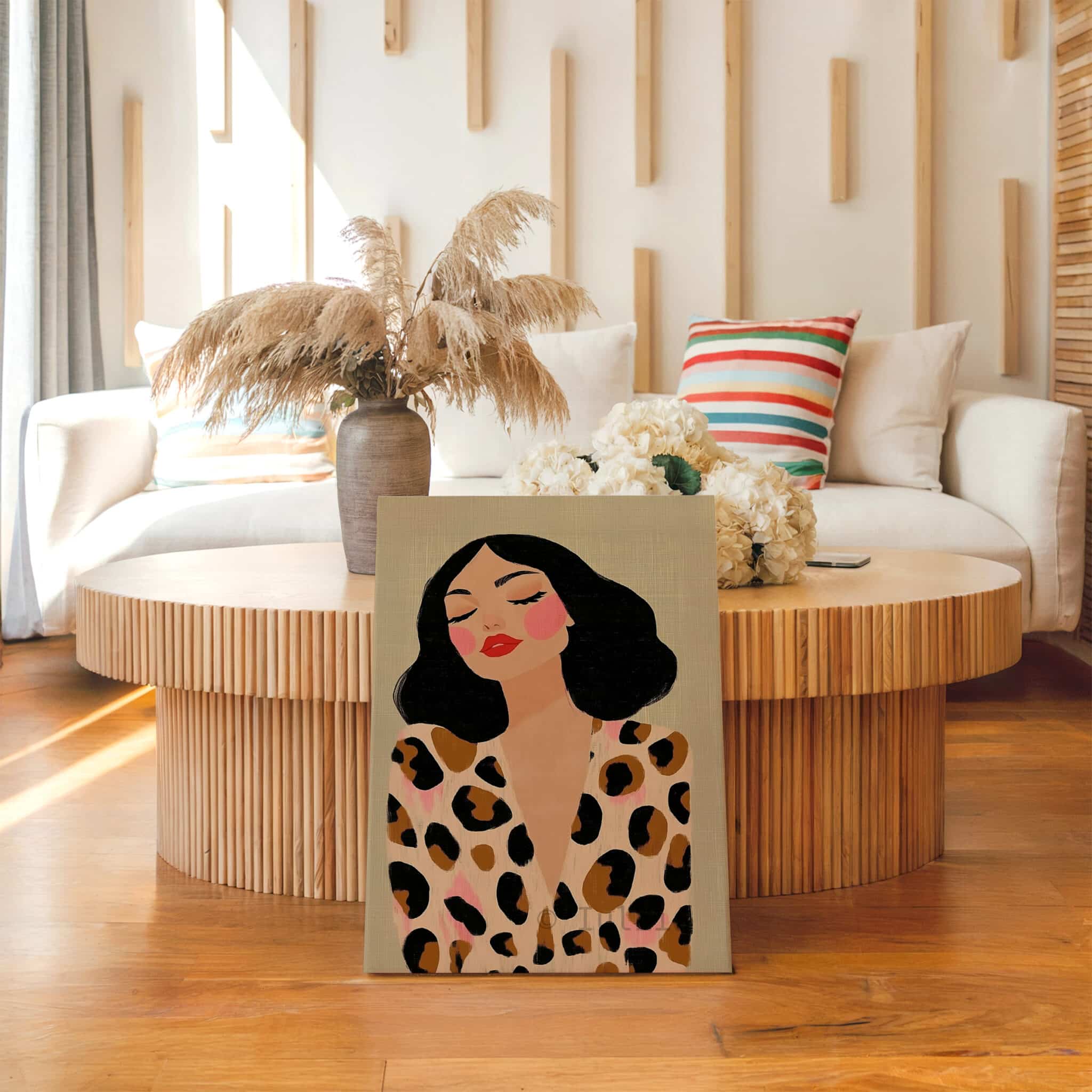 Elegant Woman Portrait Canvas, Modern Female Wall Art, Minimalist Fashion Print Artwork, Contemporary Bedroom Living Room Decor - photo #13