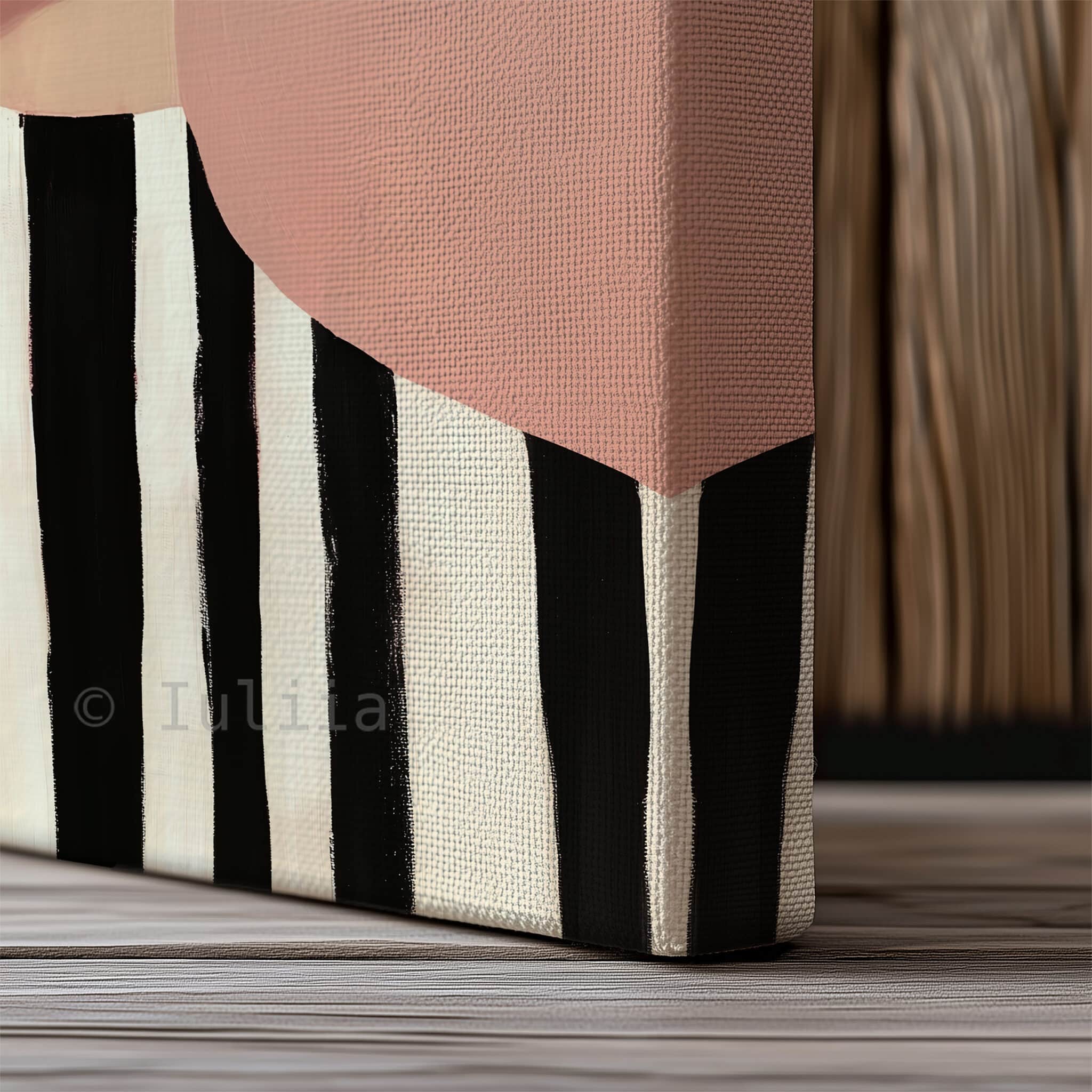 Feminine Wall Art, Blush Woman Portrait on Canvas, Contemporary Bedroom Decor - photo #16