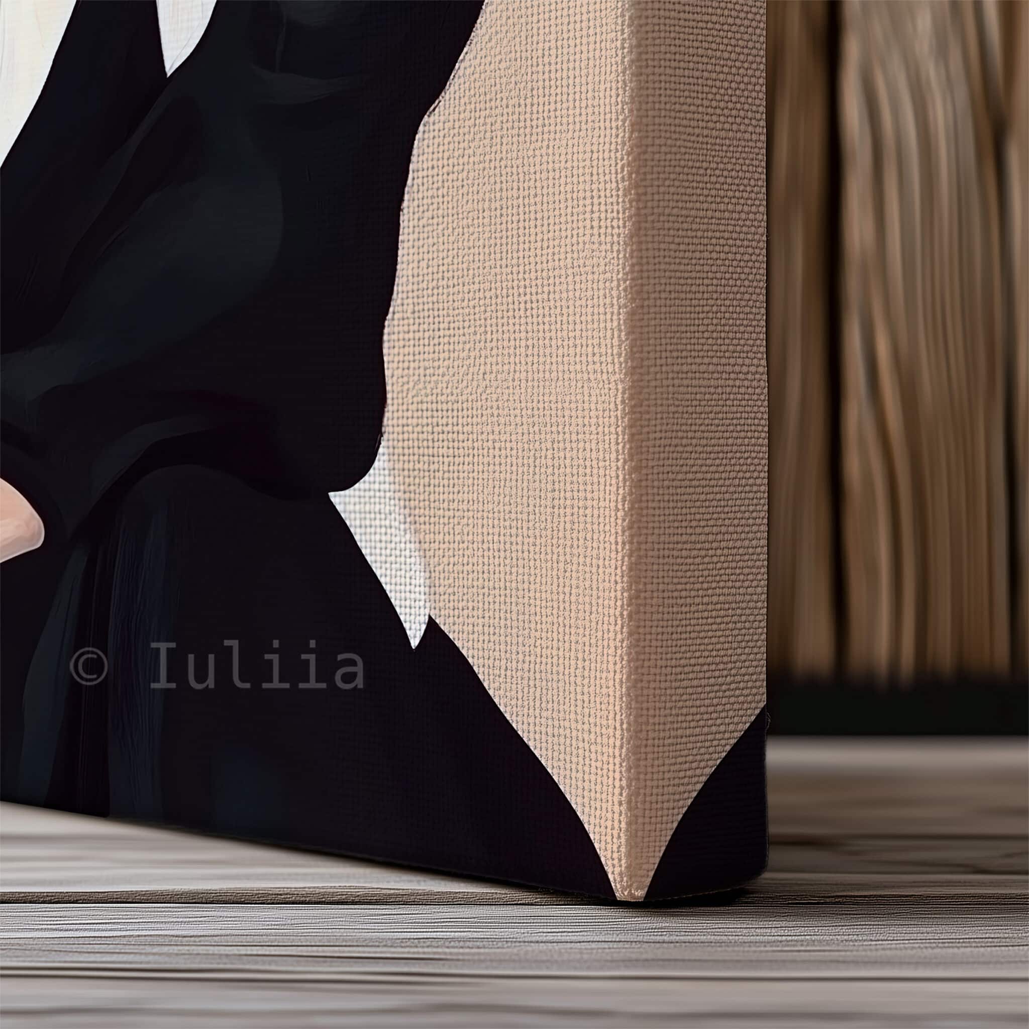Modern Muse Art Canvas, Glamorous Woman with Sunglasses and Cigarette Artwork, Boutique Hotel Decor - photo #18